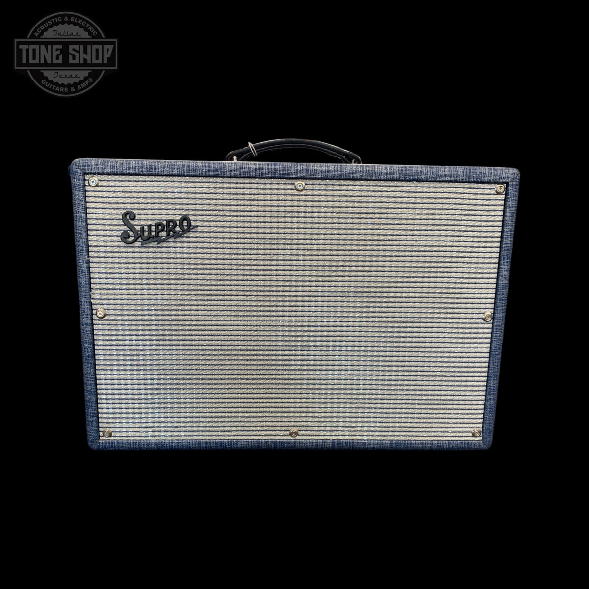 Front of Used Supro 1648RT Saturn Reverb 15-Watt 1x12" Tube Guitar Combo Amp TFW3678.