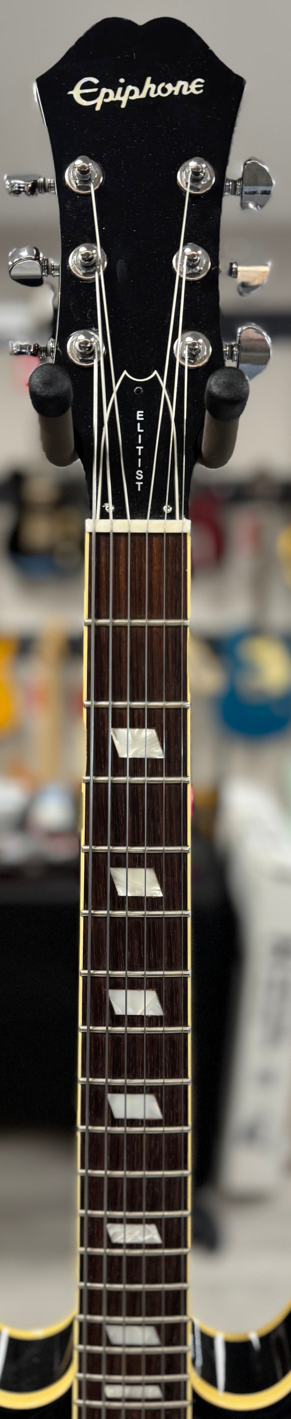 Used 2013 Epiphone Elitist Casino MIJ Vintage Sunburst w/Case TSS6733