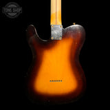 Back of body of Used Gibson Custom Shop 1958 Les Paul Standard Reissue VOS Cherry Burst.