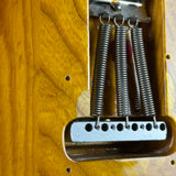Wear on back of Used 2006 Fender Deluxe Player Strat 3-Tone Sunburst.