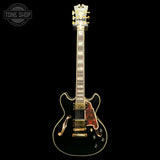 Full frontal of Used 2020 D'Angelico Excel Mini Black.