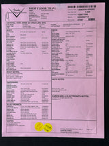 Spec sheet for Fender Custom Shop 70th Anniversary 1954 Stratocaster Journeyman Relic Seafoam Green.
