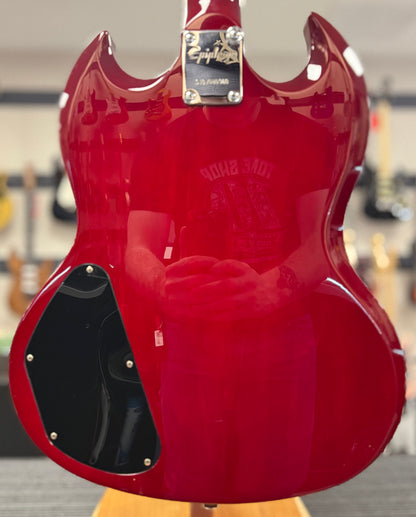 Back of Used Epiphone EB-0 Bass Cherry TSS6804