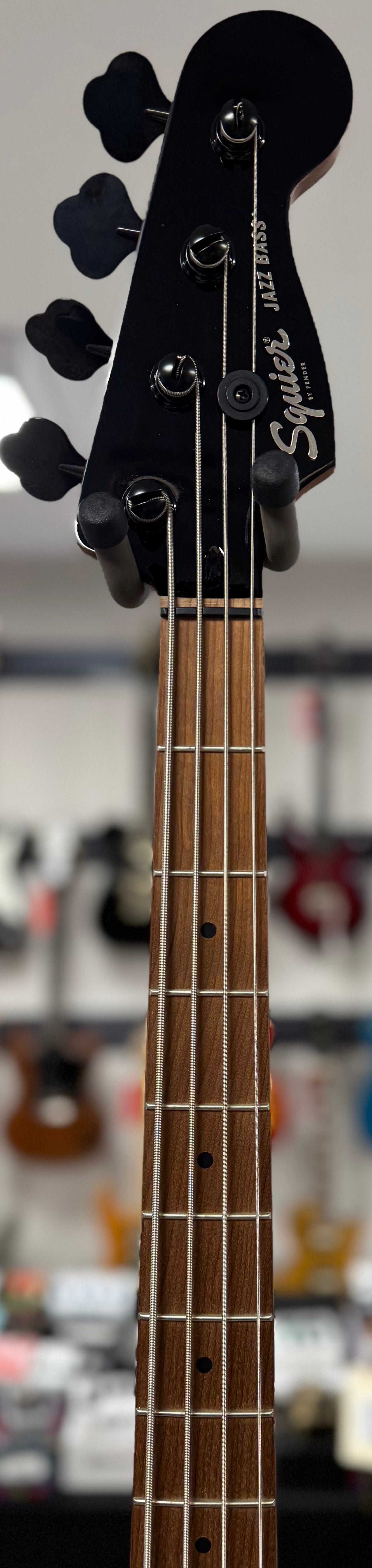 Neck of Used 2022 Squier Contemporary Active Jazz Bass Gold TSS6792