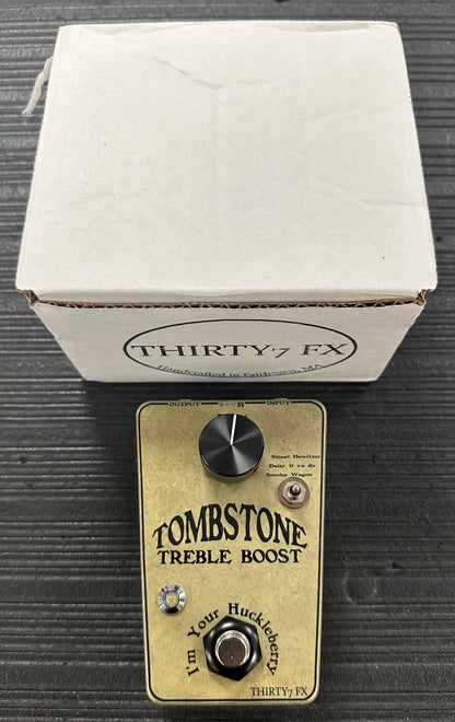 Top with box of Used Thirty7 FX Tombstone Treble Boost w/box TSS3807
