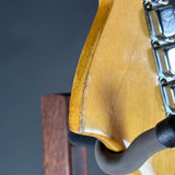 Wear on headstock of Vintage 1979 Strat Natural.