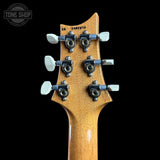 Back of headstock for PRS Custom 24 Birds of a Feather Limited Charcoal Microburst.