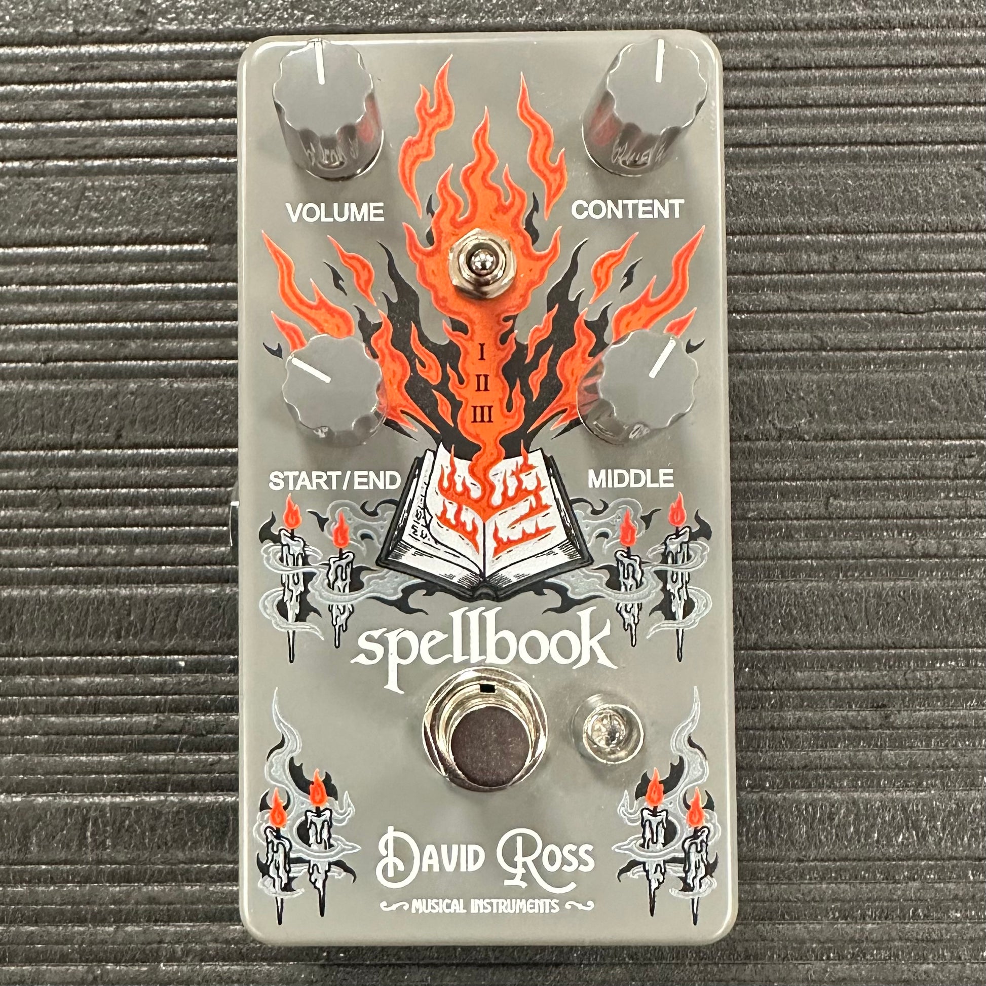 Top of Used David Ross Spellbook Drive Pedal w/box TSS3824Used David Ross Spellbook Drive Pedal w/box TSS3824