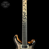 Fretboard of PRS Custom 24 Birds of a Feather Limited Charcoal Microburst.