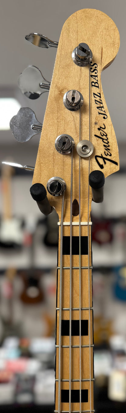 Neck of Used 2017 Fender Geddy Lee Jazz Bass Black MIM TSS6795