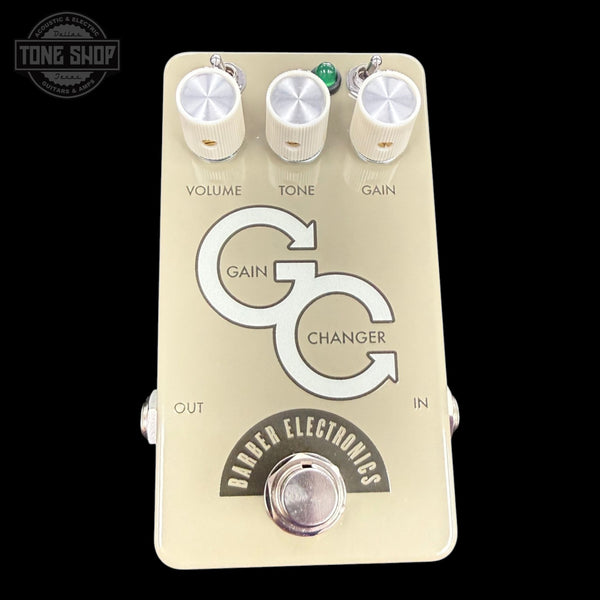 Top of Used Barber Gain Changer Olive Grey.