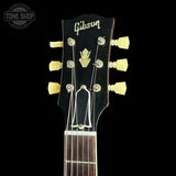 Headstock of Used Gibson Custom Shop 1964 ES-335 Vintage Burst.
