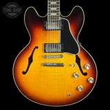Front of Used Gibson Custom Shop 1964 ES-335 Vintage Burst.