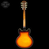 Full back of Used Gibson Custom Shop 1964 ES-335 Vintage Burst.