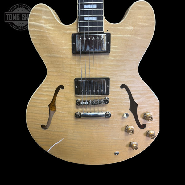 Front of Used 2025 Gibson ES-335 Figured Natura.