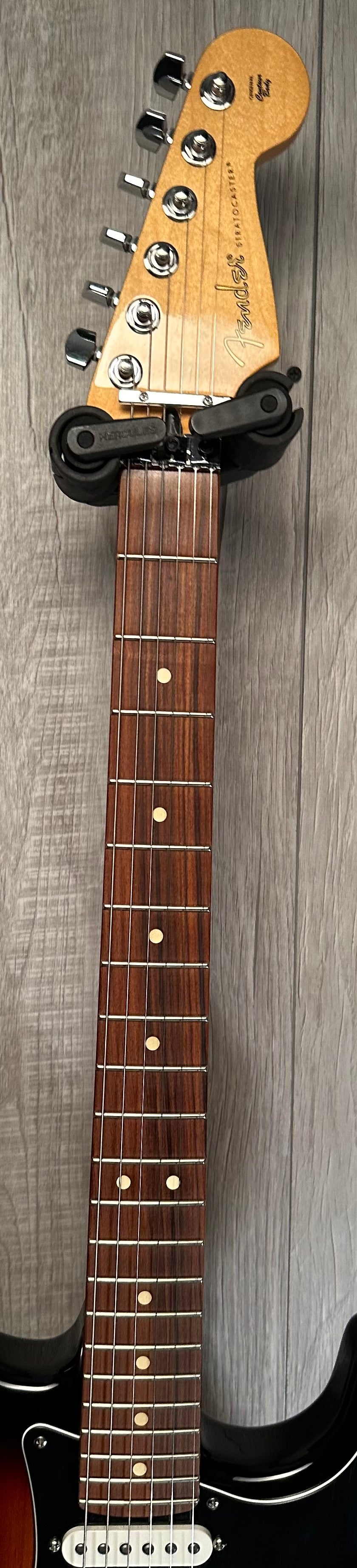 Neck of Used 2018 Fender Player Stratocaster Floyd Rose HSS 3 Tone Sunburst TSS3833