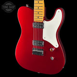 Front angle of Used 2026 Fender 75th Anniversary Cabronita American Pro Telecaster Candy Apple Red.