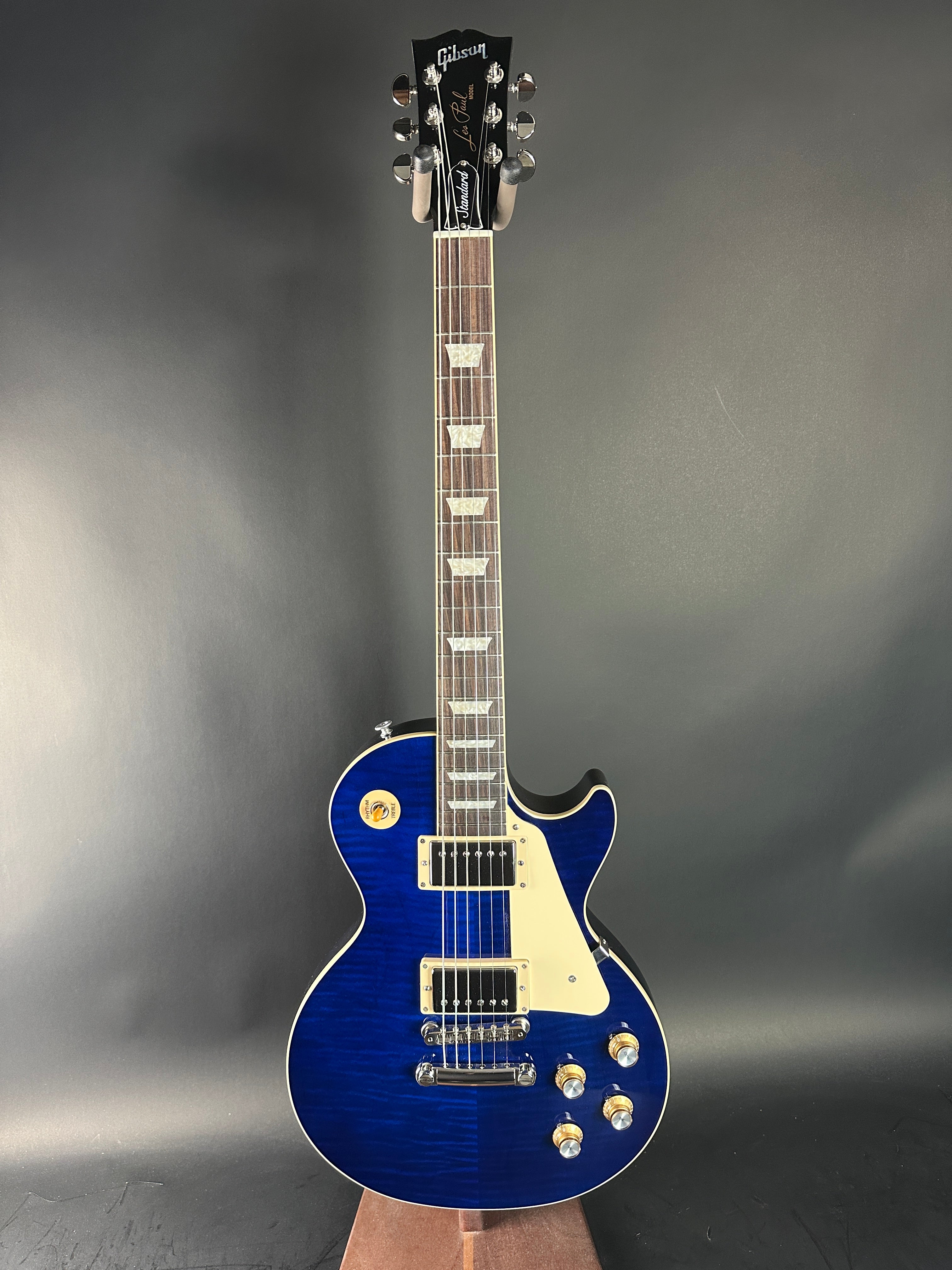 Used 2024 Gibson 60s Les Paul Standard Viper Blue AAA Top w/case