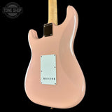 Back angle of Used 2010 Fender Custom Shop 1960 Strat NOS Shell Pink GH.