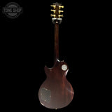 Back of body of Used 2024 Gibson Custom Shop Les Paul Axcess Custom Bengal Burst.