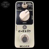 Front of Used Mooer E-Lady Analog Flanger.