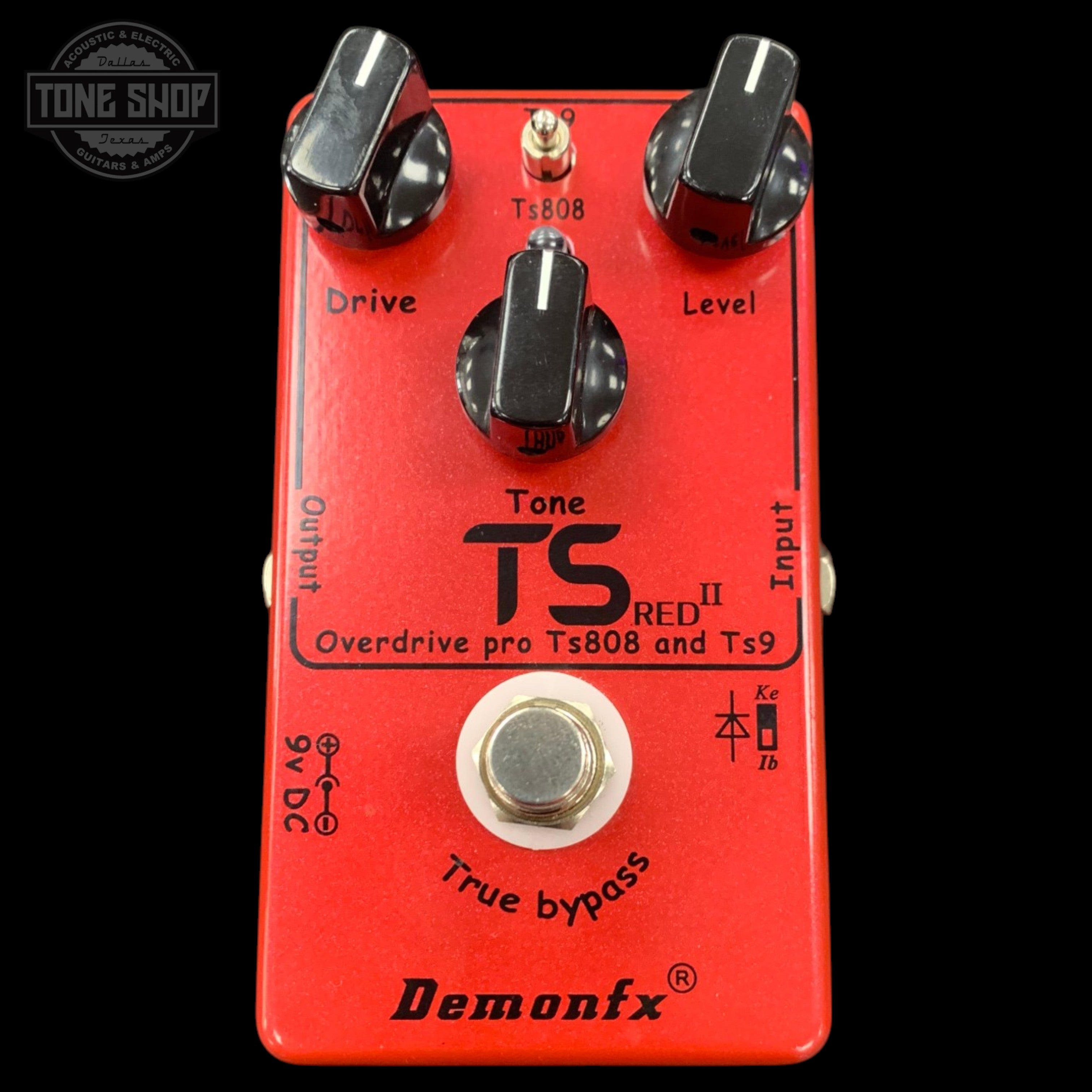 ギター TBCFX TS CUSTOM OVERDRIVE Used DemonFX TS Red II Overdrive w/Box TFW3755 – Tone Shop Guitars