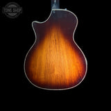 Back of body of Used 2024 Taylor 914ce Builders Edition Sinker Redwood / Honduran Rosewood.