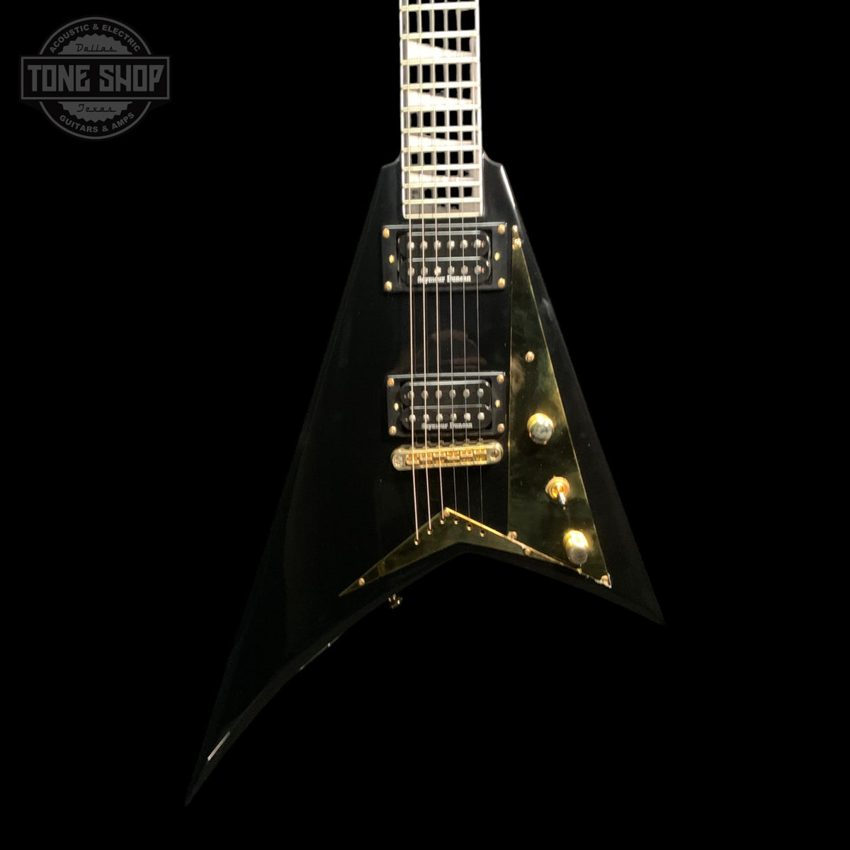 Front of Used 2022 Jackson Pro Series Rhoads RRT-5 Gloss Black TFW3766.