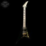 Full frontal of Used 2022 Jackson Pro Series Rhoads RRT-5 Gloss Black TFW3766.