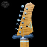 Headstock of Used Atkin S-54 2 Color Sunburst.