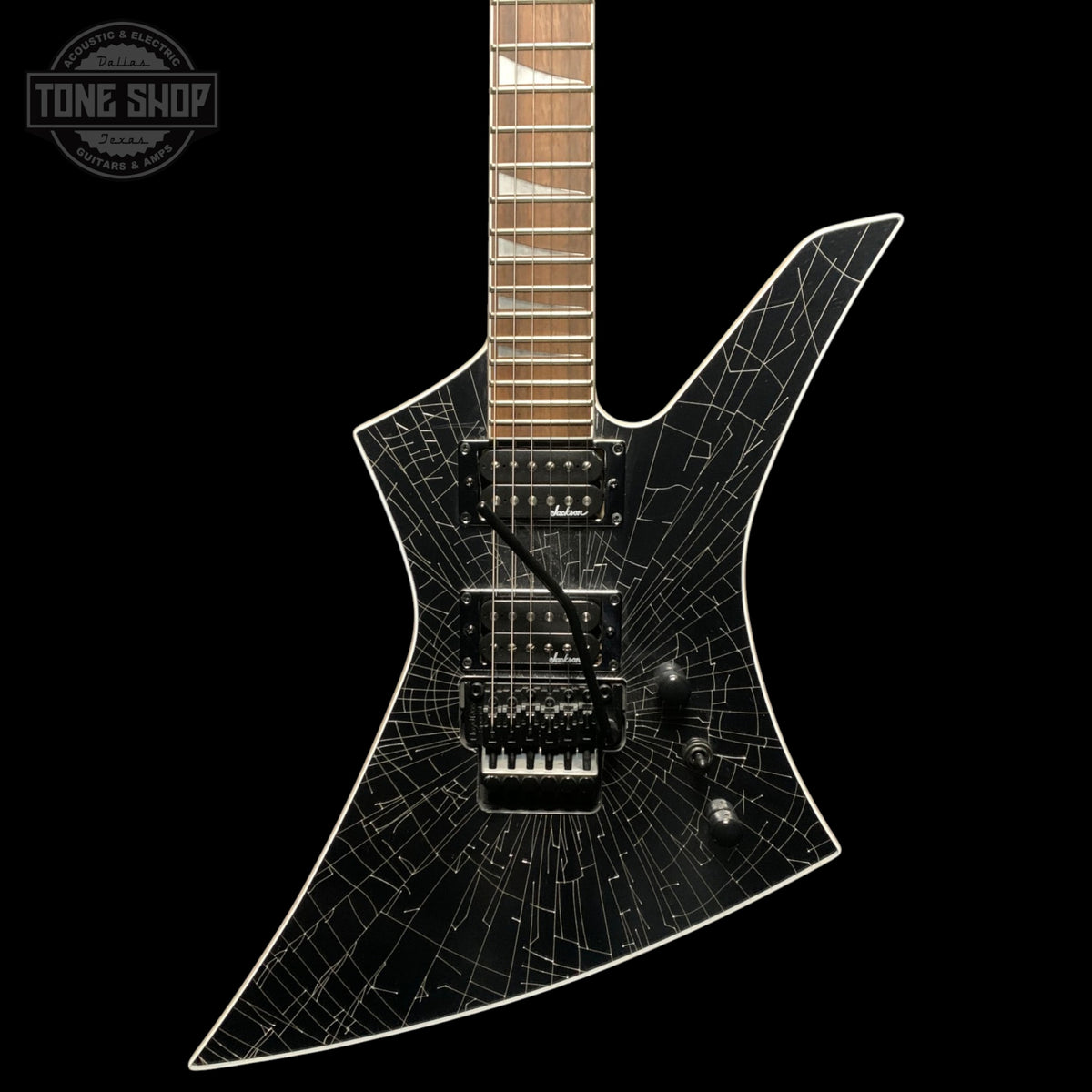 Front of Used 2021 Jackson X Series Kelly KEXS Shattered Mirror TFW3767.