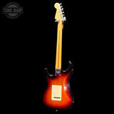 Back of Used 2016 Fender American Standard Stratocaster 3-Tone Sunburst.
