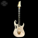 Full front of Used 2003 Ibanez JEM7 White.