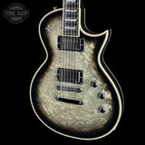 Front angle of Used ESP Original Series Eclipse Silver Liquid Metal Burst.