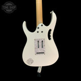 Back of body of Used 2003 Ibanez JEM7 White.