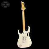 Back of Used 2003 Ibanez JEM7 White.
