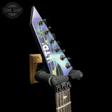 Headstock of Used ESP LTD KH-WZ White Zombie Kirk Hammett Signature.