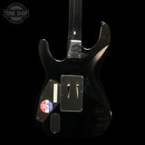 Back of body of Used ESP LTD KH-WZ White Zombie Kirk Hammett Signature.