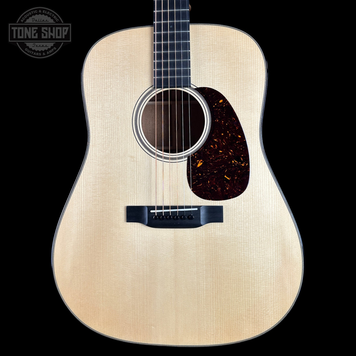 Front of Used Martin Custom Shop D-18 Adirondack / Sinker Mahogany.