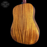 Back angle of Used Martin Custom Shop D-18 Adirondack / Sinker Mahogany.