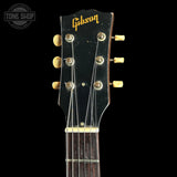 Front of headstock of Used 1965 Gibson ES-125T Sunburst.