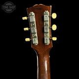 Back of headstock of Used 1965 Gibson ES-125T Sunburst.