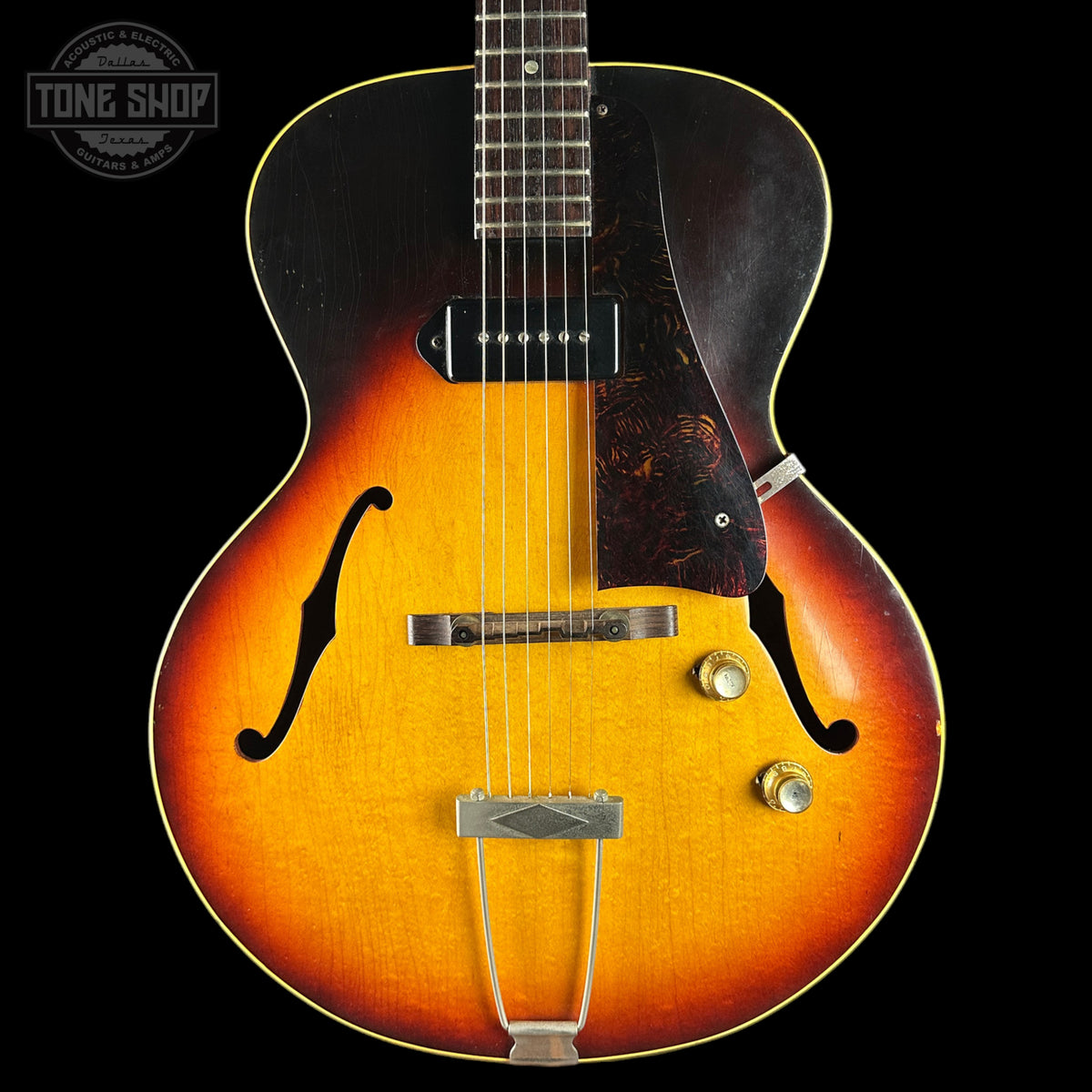 Front of Used 1965 Gibson ES-125T Sunburst.