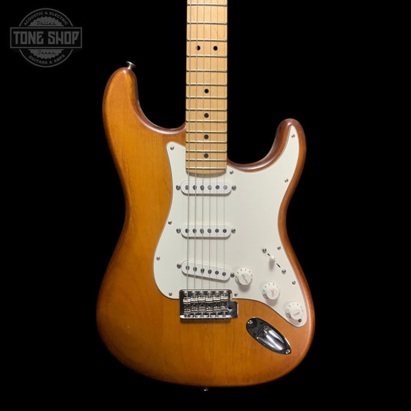 Front of Used 2014 Fender FSR American Special Hand-Stained Stratocaster Honey Burst.