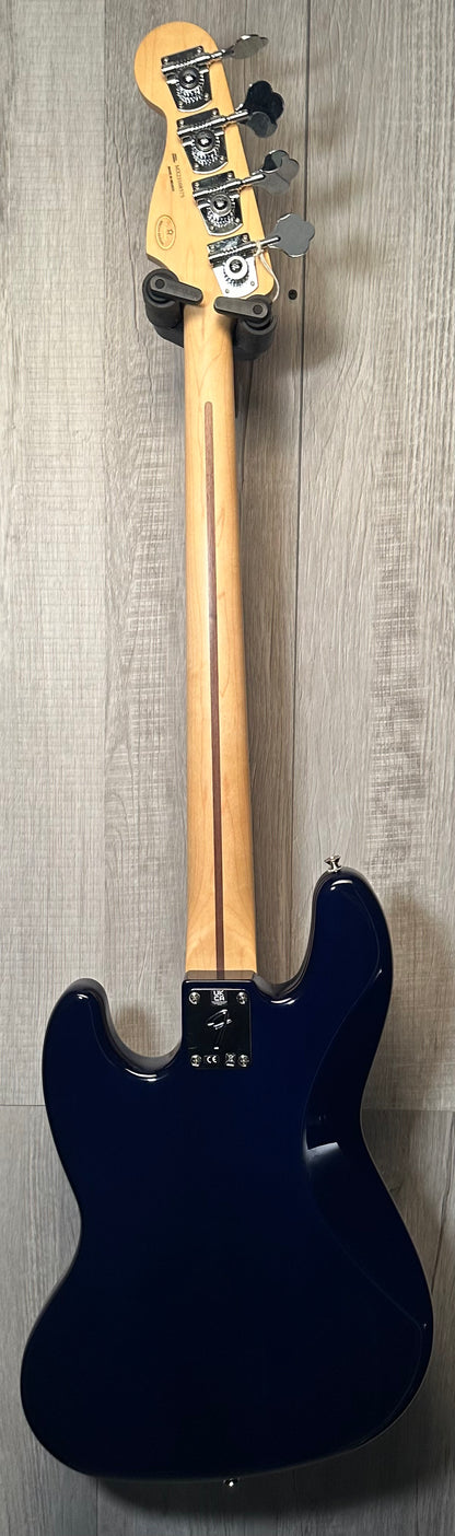 Full back of Used Fender Player Jazz Bass Plus Top Blue Burst TSS3856