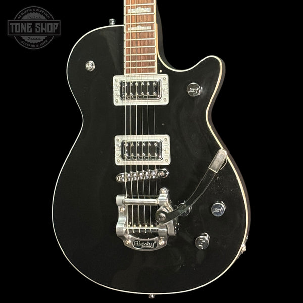 Front of Used 2015 Gretsch G5435T Pro Jet Black w/Bigsby.