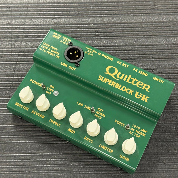 Used Quilter Superblock UK Amplifier Pedal w/box TSS6845