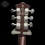 Back of headstock of Used 2015 Gretsch G5435T Pro Jet Black w/Bigsby.