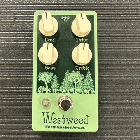 Top of Used EarthQuaker Devices Westwood Transparent Overdrive Pedal w/box TSS3859
