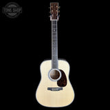 Full front of Martin Custom Shop  42 Style Torch Motif Adirondack/Master Grade Quilt Maple.